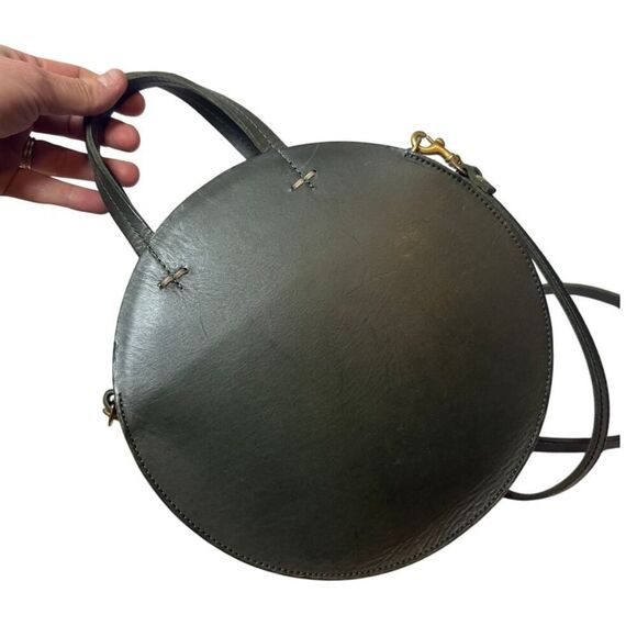 Clare V. Petit Alistair Circle Crossbody in Loden Green - Picture 6 of 11